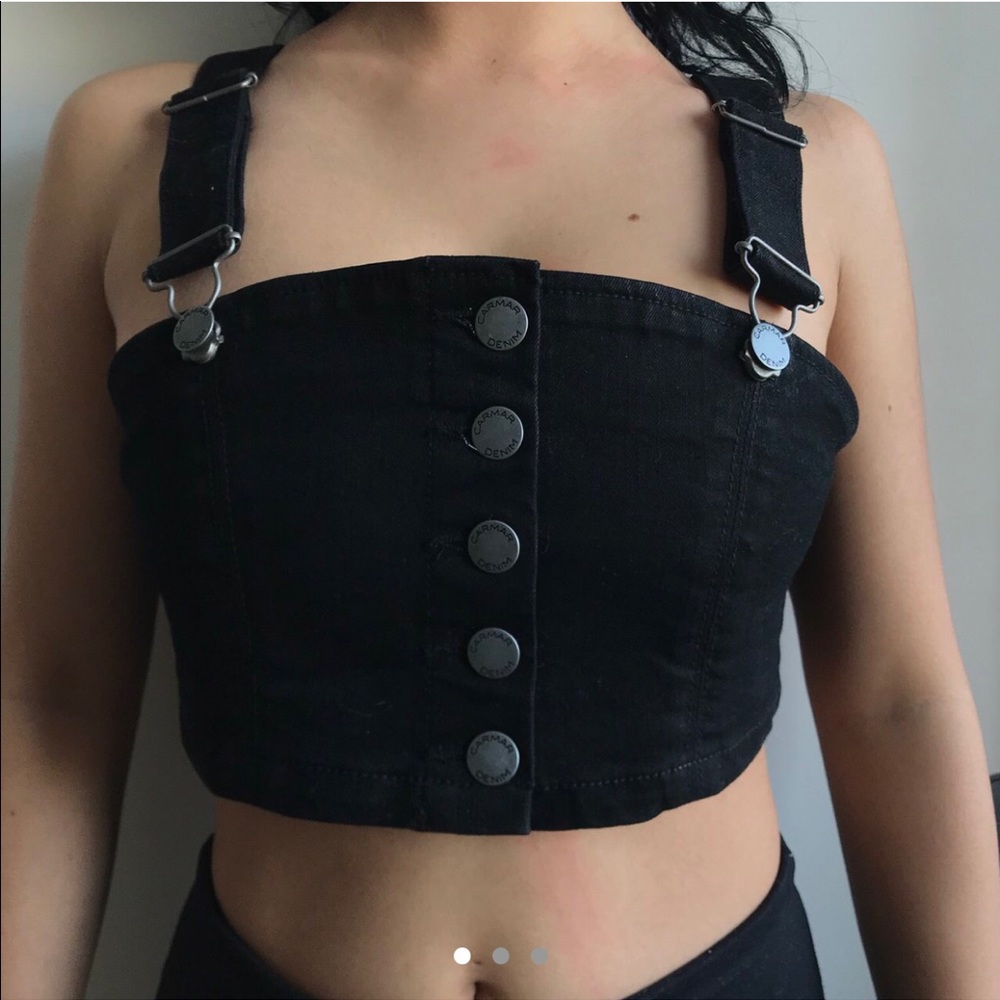 Carmar denim overall top from Lf